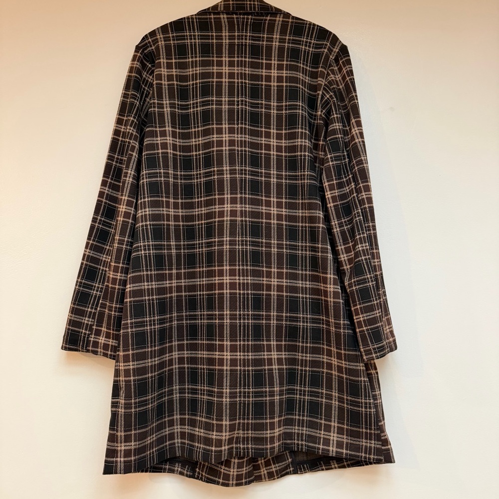 Anthropologie Sanctuary Plaid Jacket Size M - Picture 3 of 5